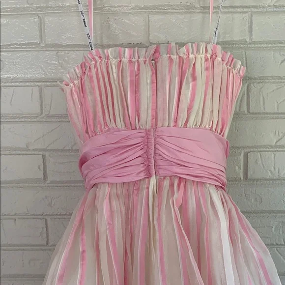 Betsey Johnson Pink and White Dress - Picture 5 of 9
